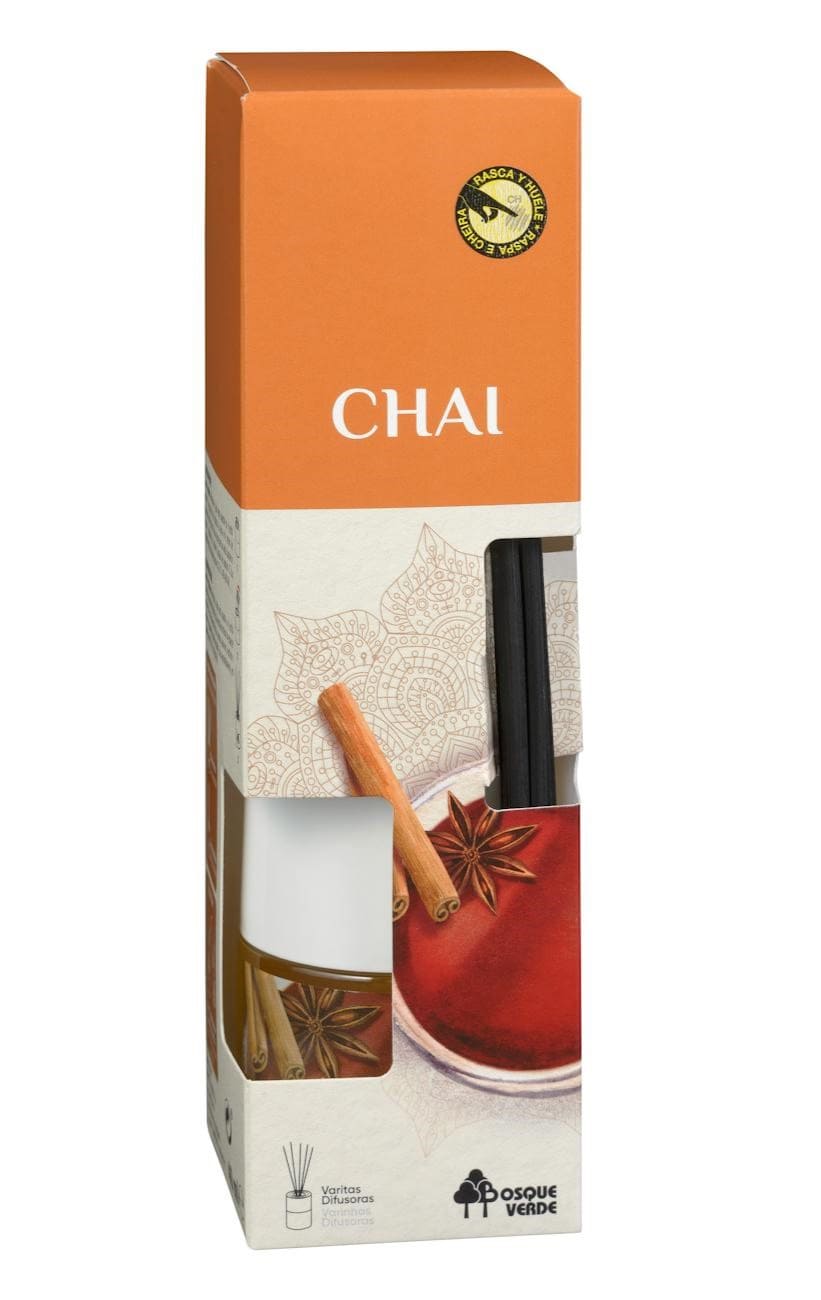 Ambientador varitas Chai Bosque Verde
