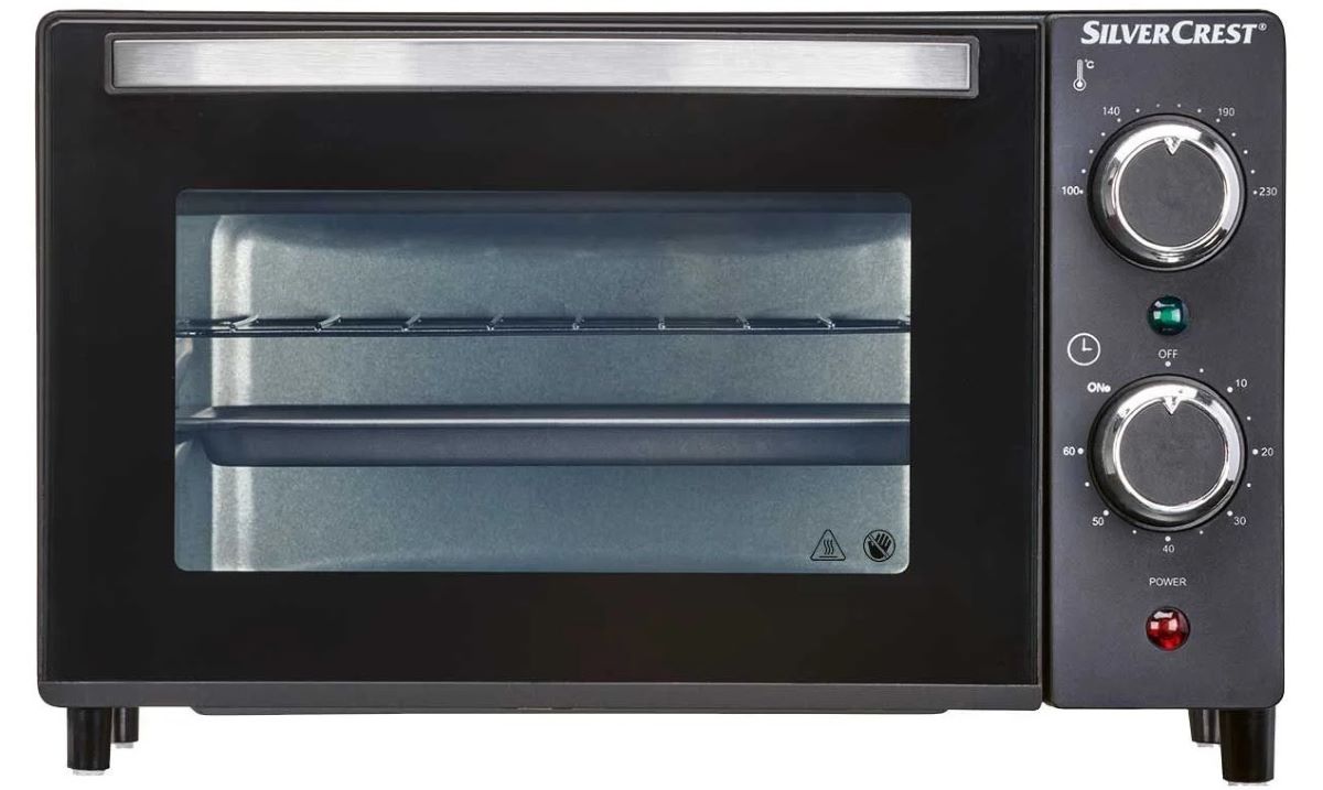 Mini horno de 800 W y 9 L Silvercrest de Lidl
