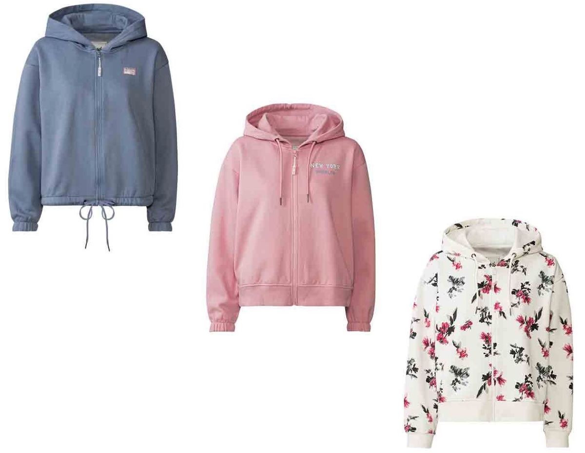 Chaqueta sudadera con capucha Esmara de Lidl