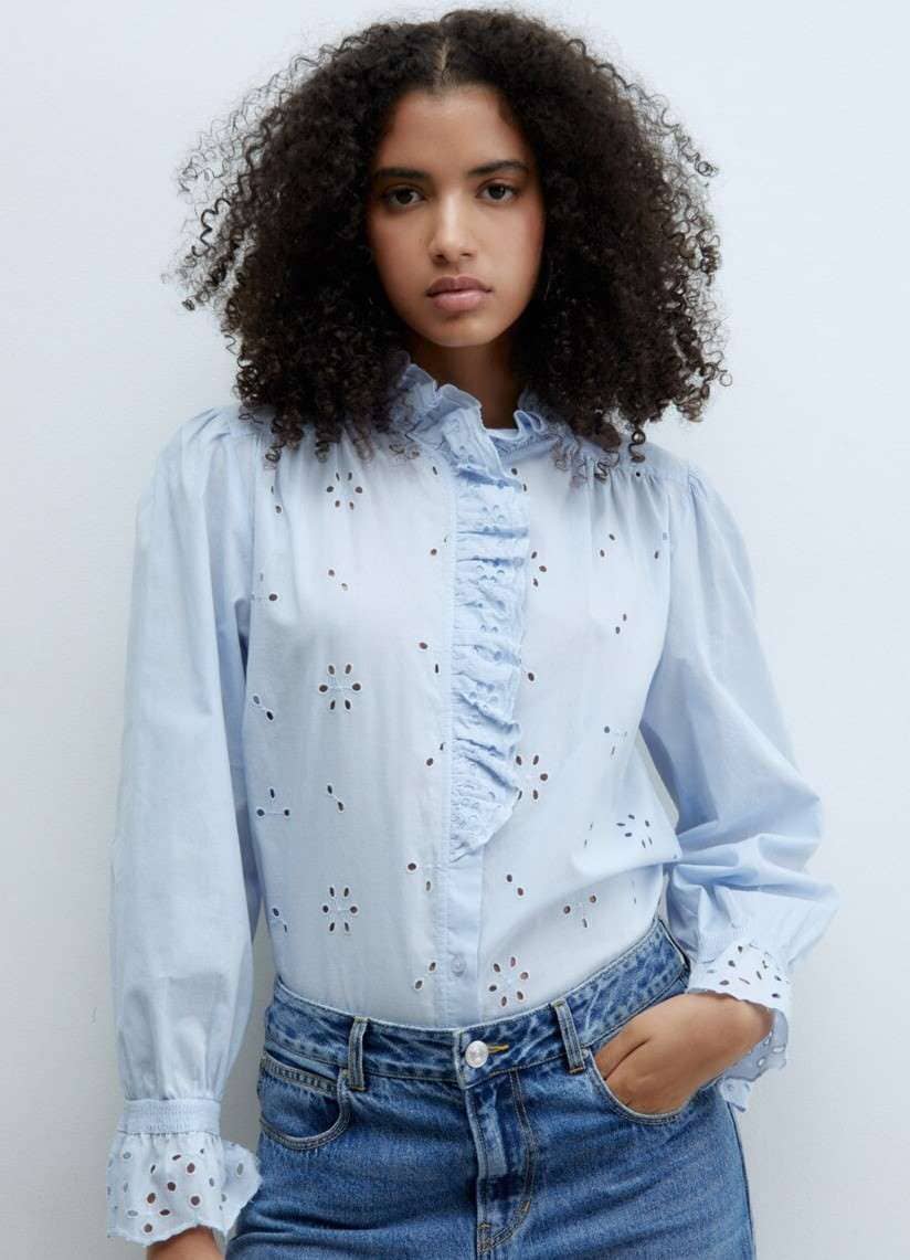 Sfera Blusa schiffly volante