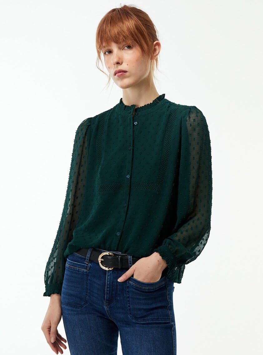 Sfera Camisa plumeti cintas de El Corte Inglés