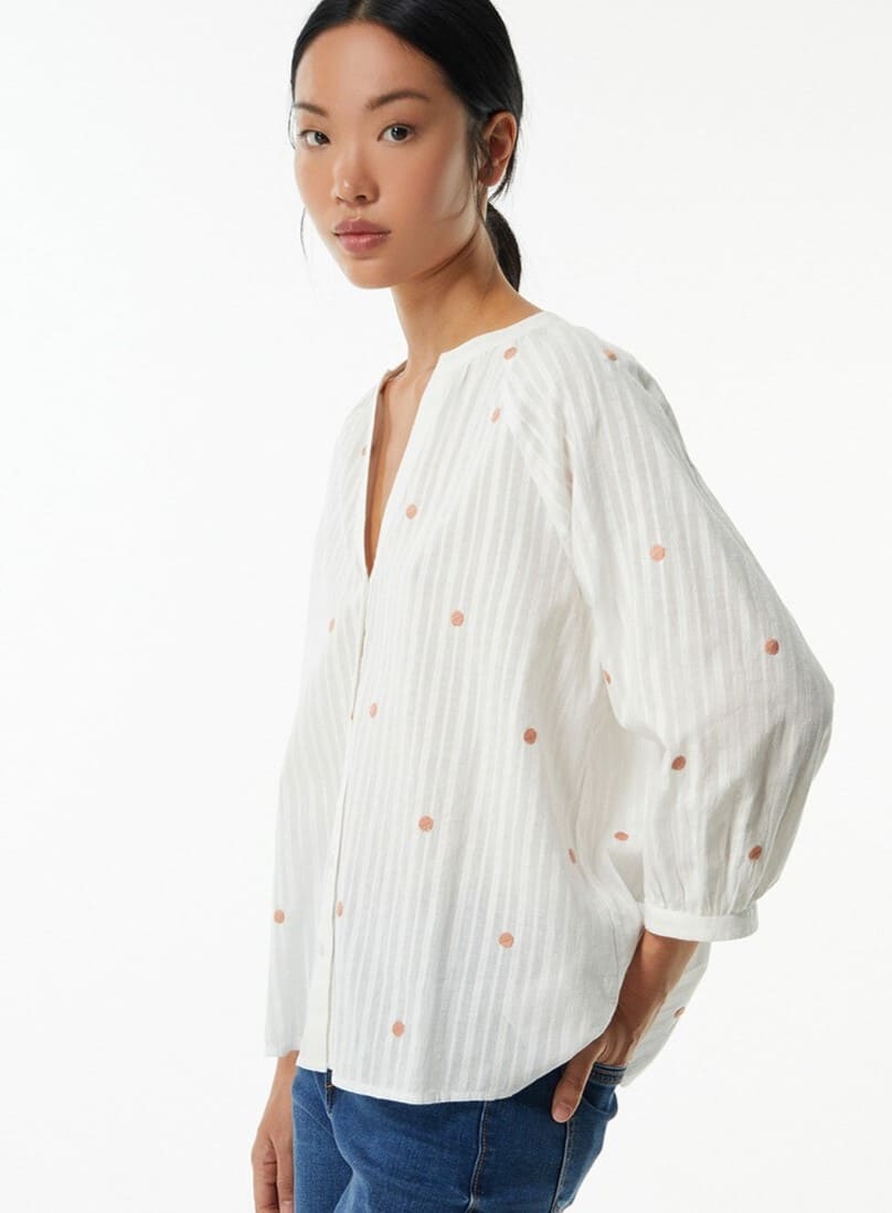 Sfera Blusa topos de El Corte Inglés