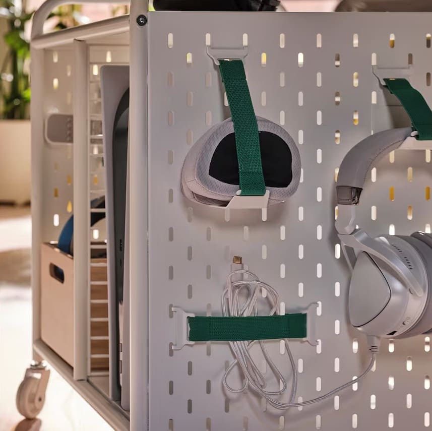 El nuevo carrito de almacenaje con ruedas BRÄNNBOLL blanco de Ikea