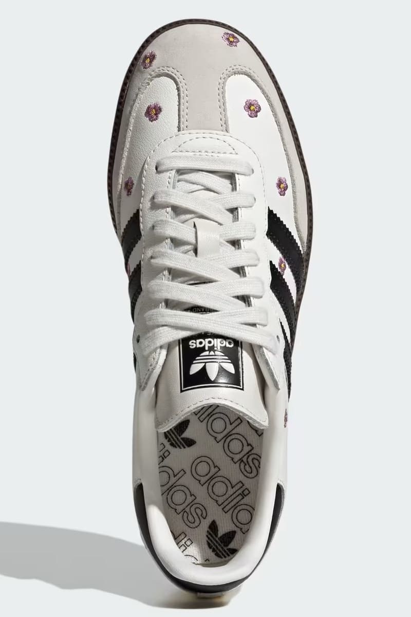 Las nuevas zapatillas Samba OG con estampado de flores de Adidas