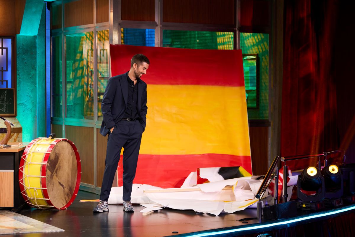 David Broncano en el estreno de 'La Revuelta' en TVE