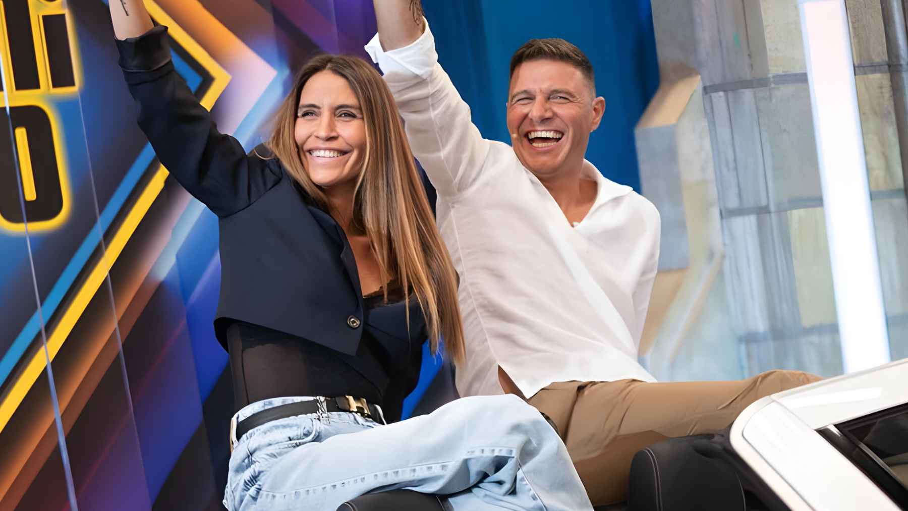 Joaquín Sánchez y Susana Saborido en 'El Hormiguero'