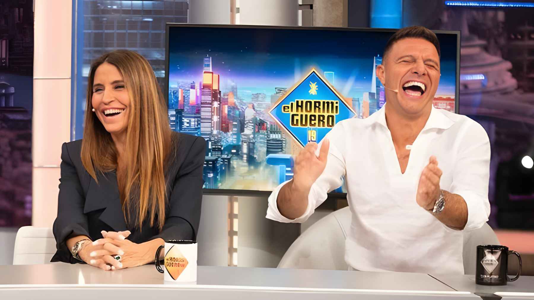 Joaquín Sánchez y Susana Saborido en 'El Hormiguero' de Pablo Motos