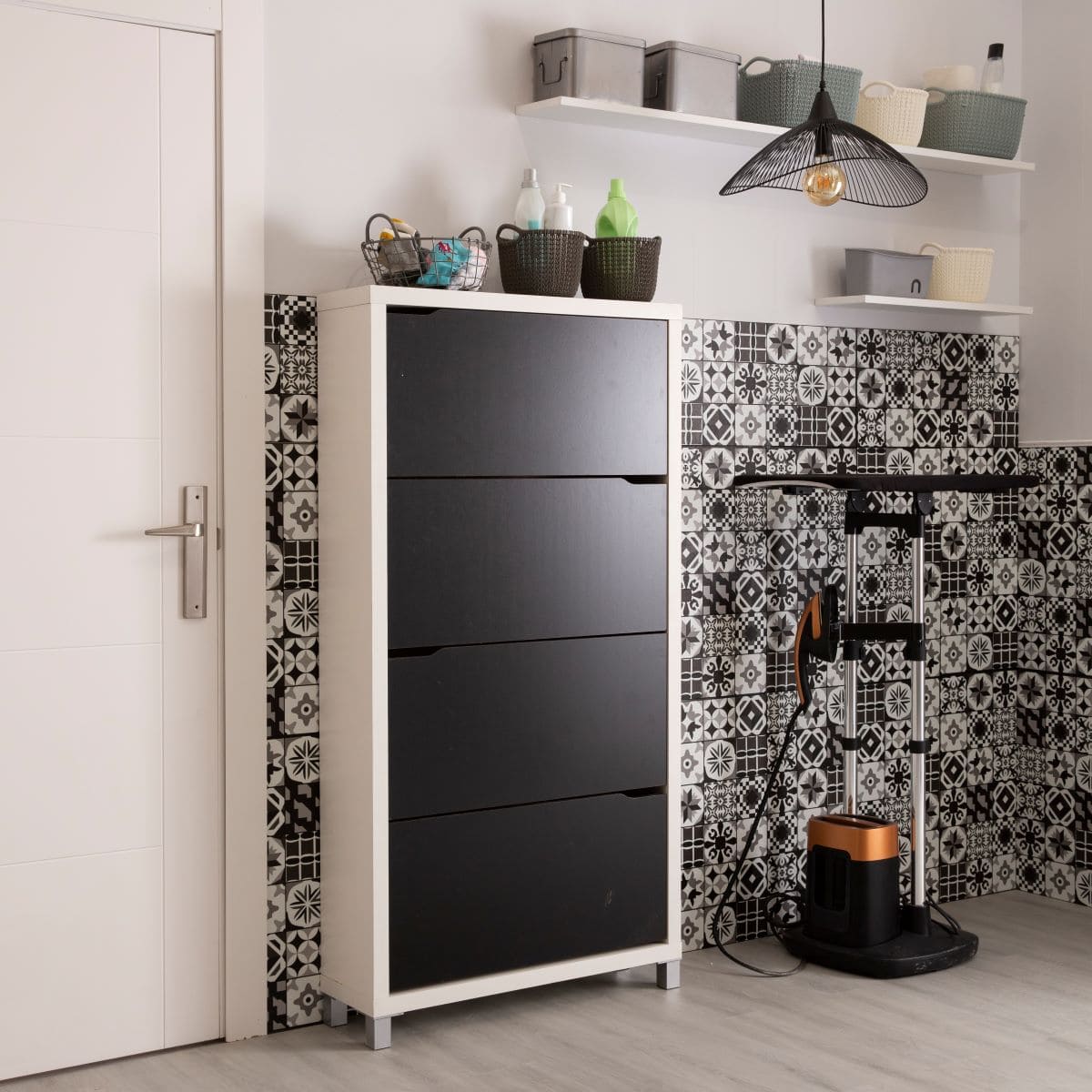 Mueble zapatero Kubox para 24 pares de Leroy Merlin