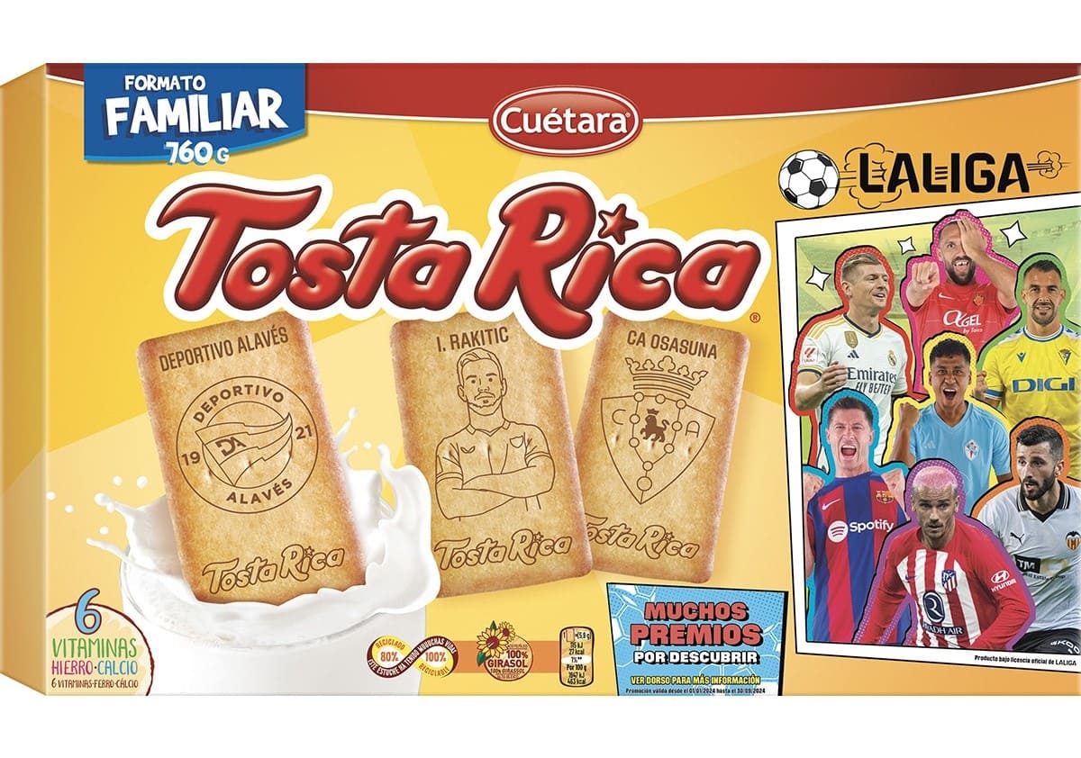 Galletas de desayuno CUETARA TOSTA RICA