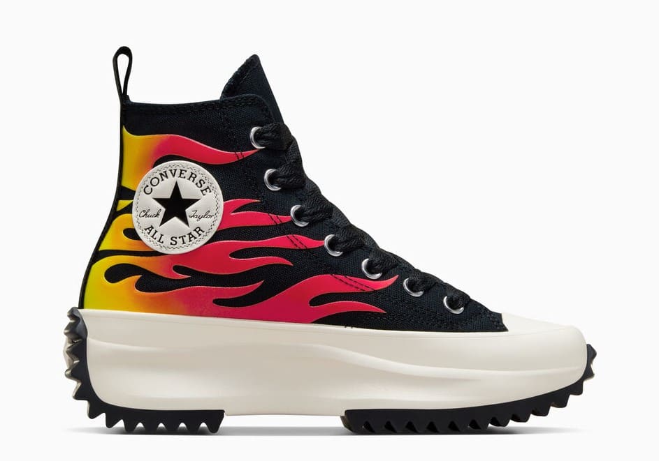 Converse Run Star Hike Platform Flames