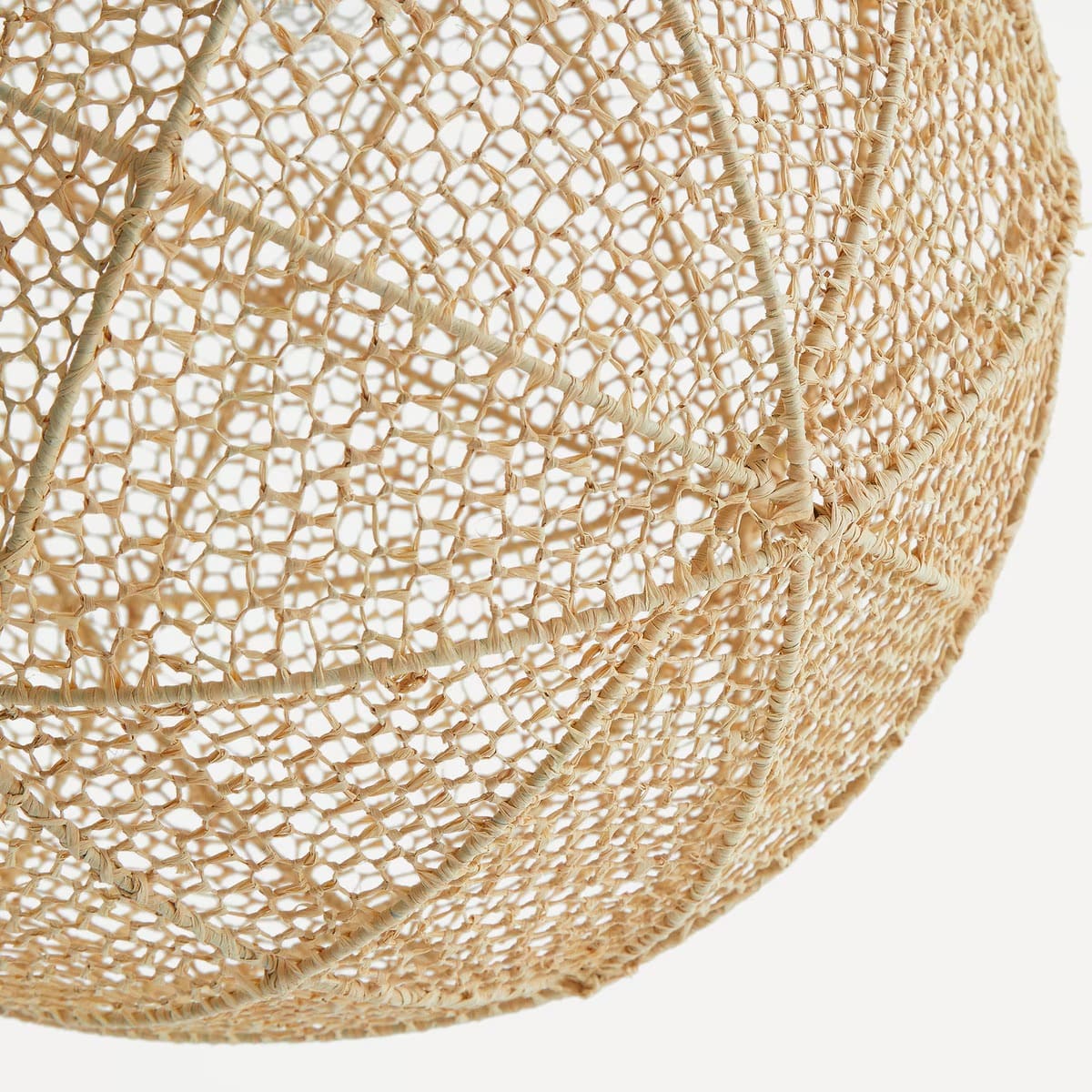 La lámpara de techo de rafia Moroc Esauira de El Corte Inglés