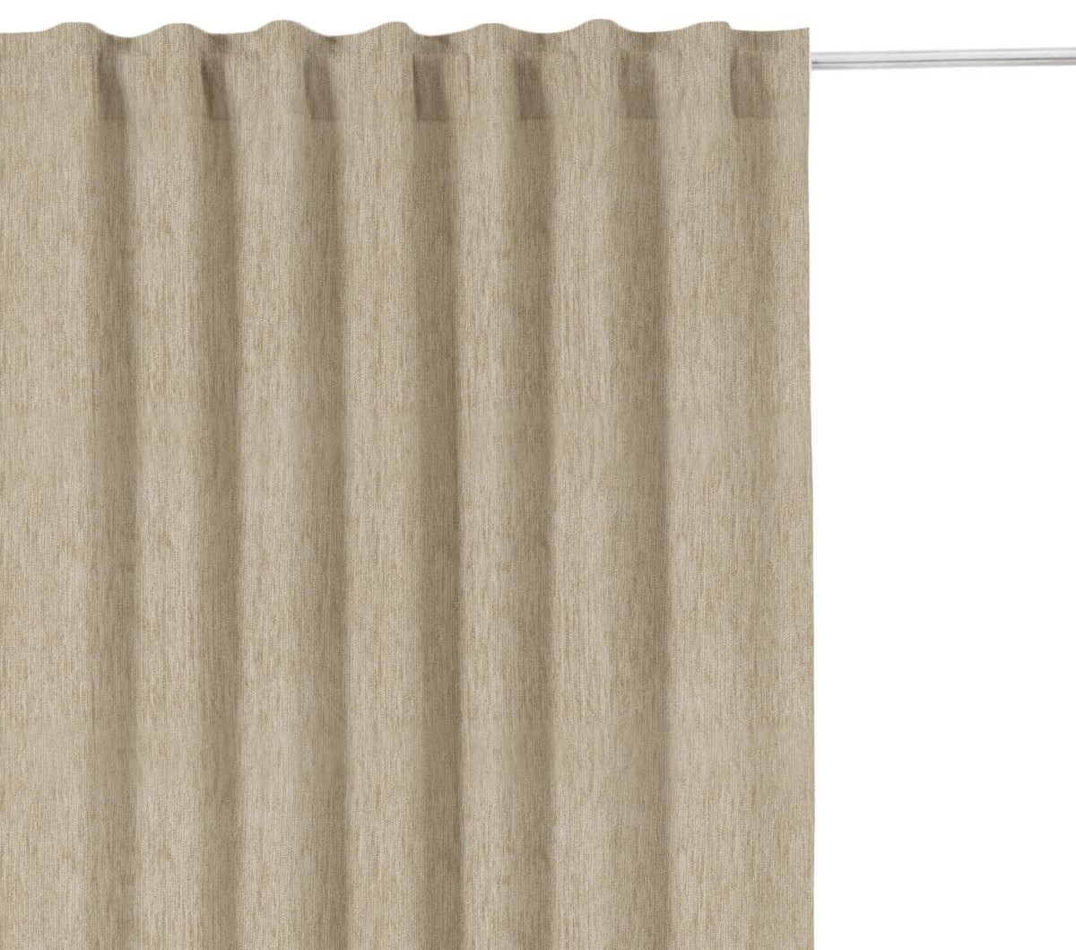 Cortina térmica y opaca con cinta y trabillas Auriane INSPIRE