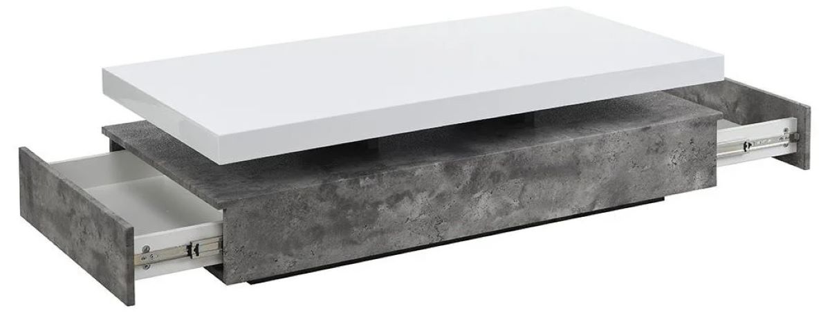 Mesa de centro con madera efecto mármol FELIX de Leroy Merlin