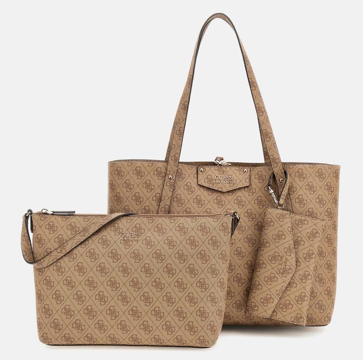 Bolso shopper eco brenton logotipo 4g de Guess