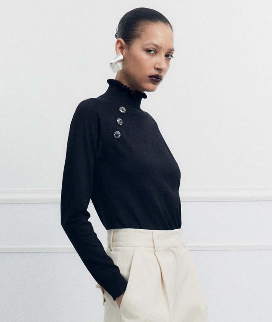 Sfera Jersey volante cuello en El Corte Inglés