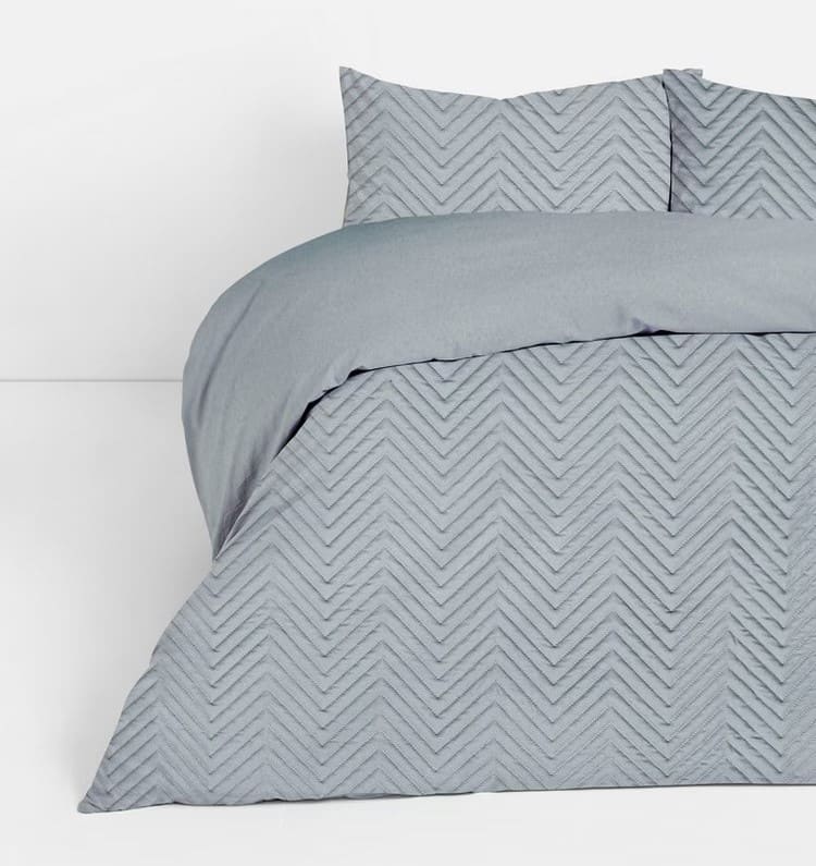 Funda nórdica reversible con textura para cama doble