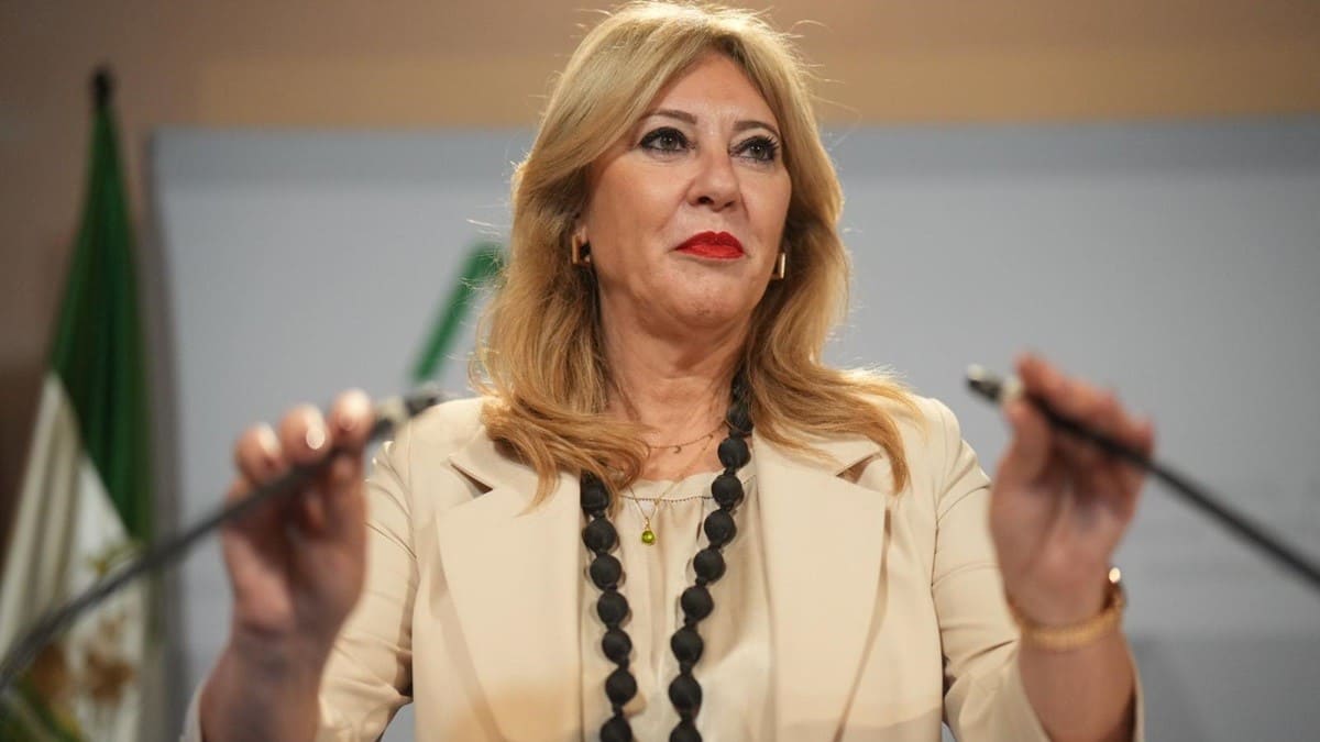 Carolina España, consejera de Economía y portavoz del Gobierno de la Junta de Andalucía