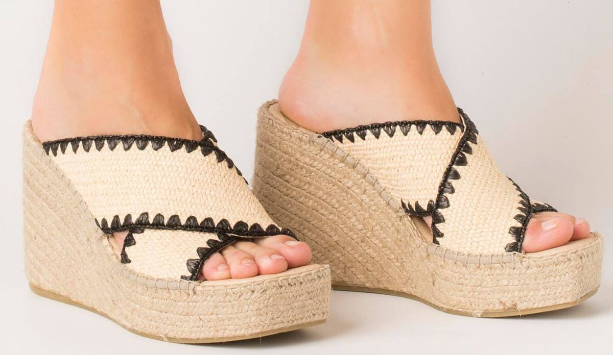 Sandalia plataforma yute Women’secret