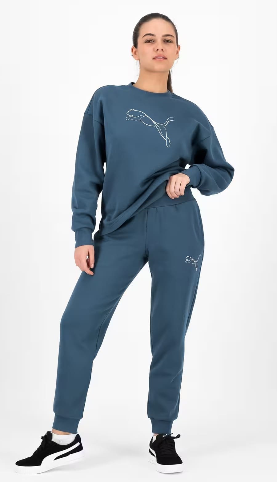 El nuevo pantalón jogger de Puma para mujer verde en Decathlon