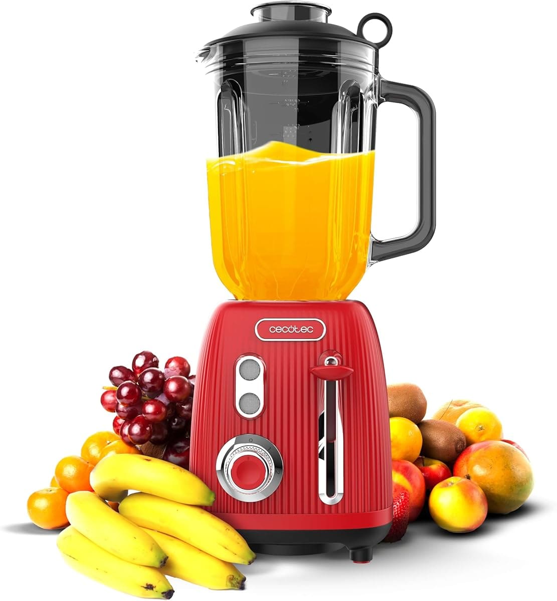 La nueva batidora de vaso Retro Power Black Titanium RetroRed de Cecotec en Amazon