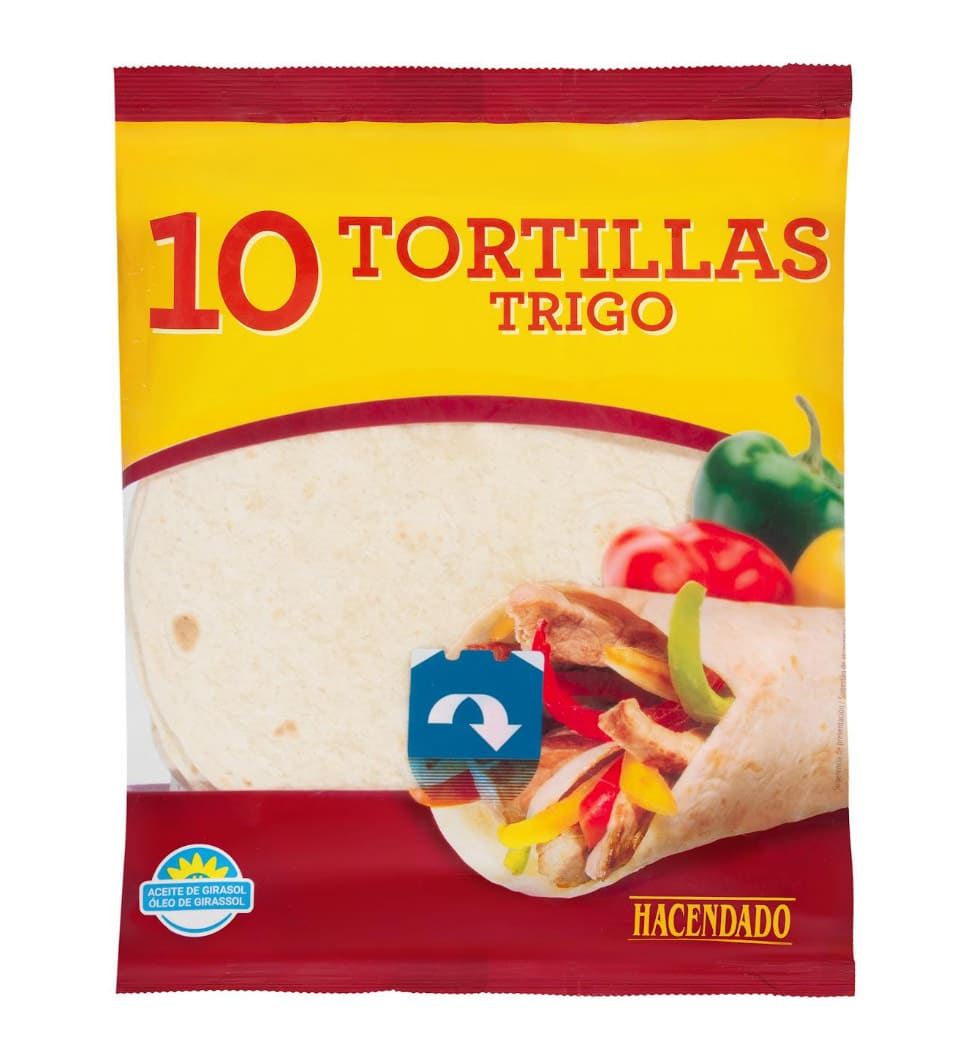 Tortillas de trigo Hacendado