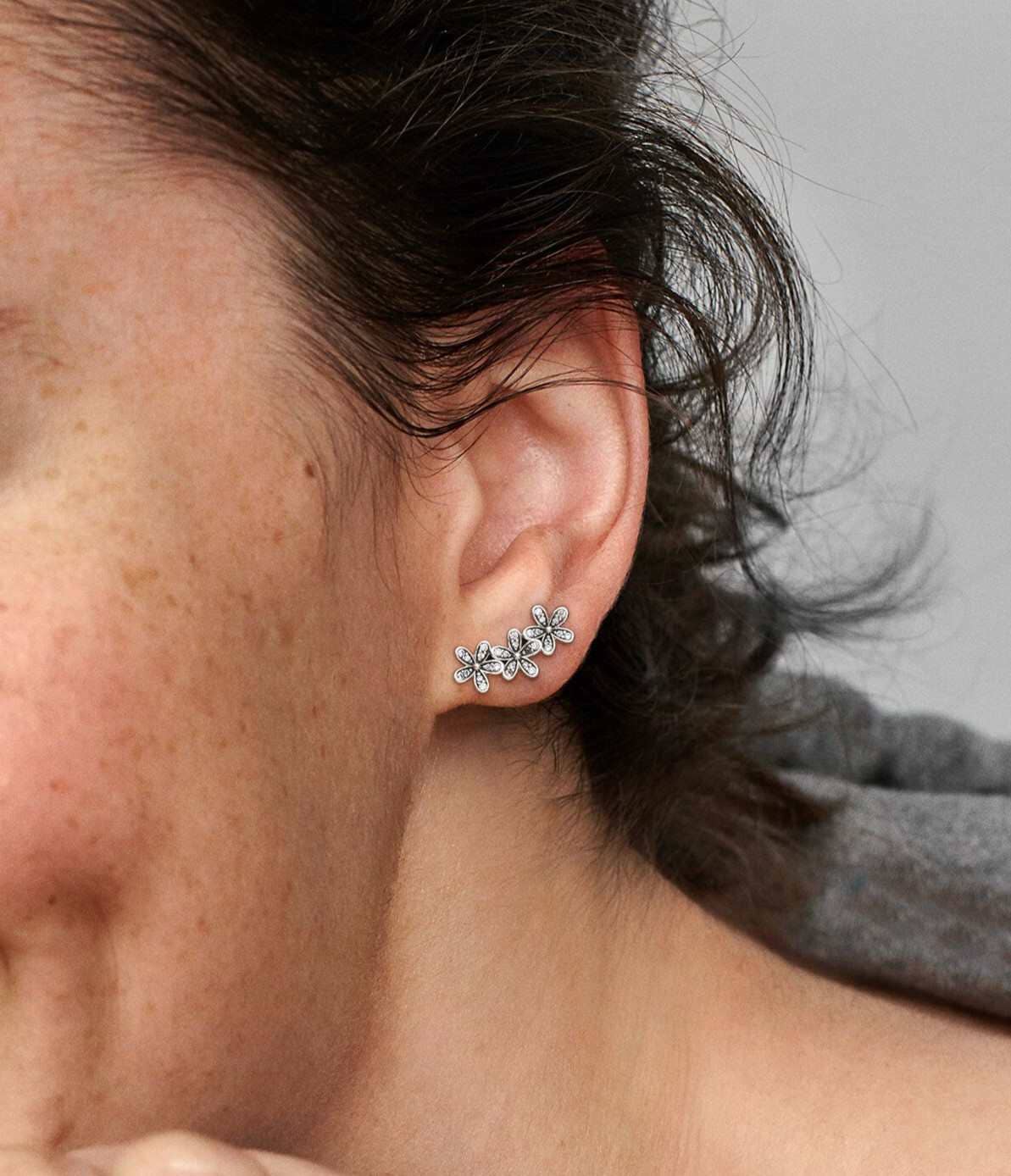 Pendientes Ramo de Margaritas Deslumbrantes de Pandora