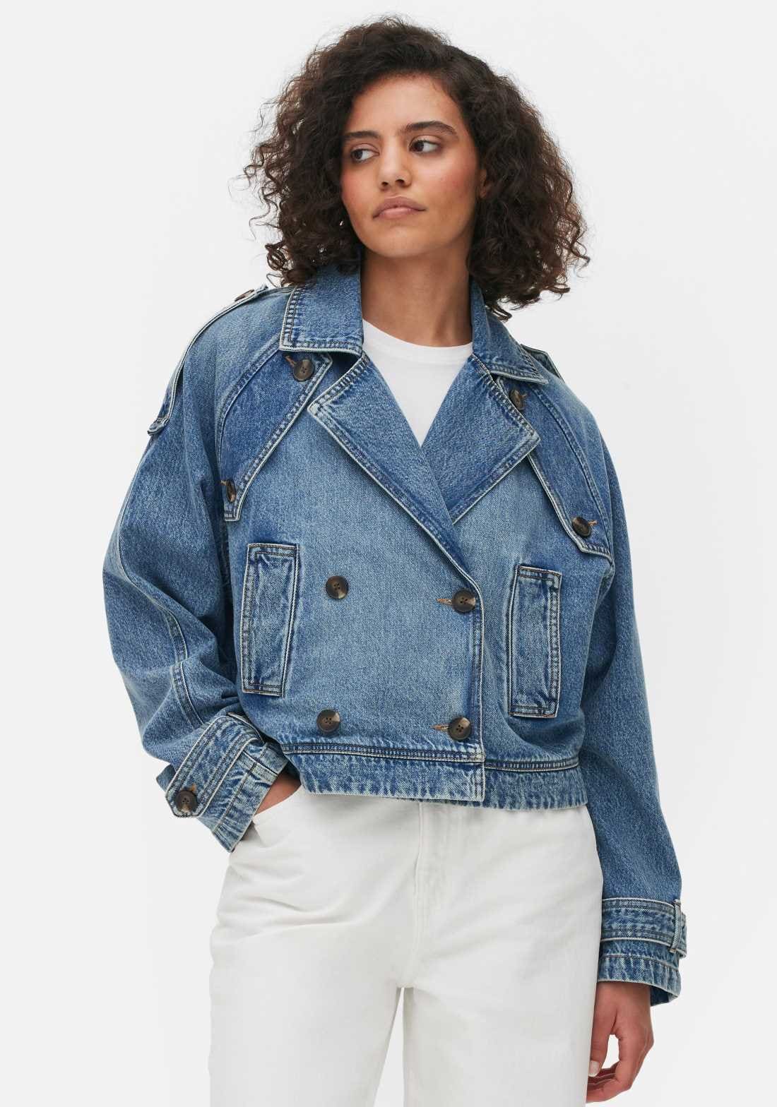 Gabardina vaquera corta de Primark