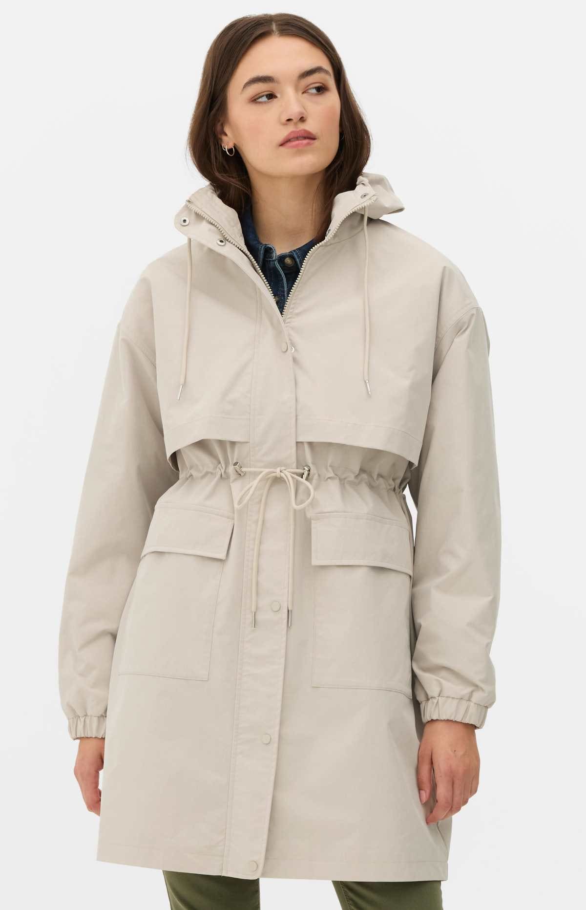 Parka impermeable con cordón de ajuste de Primark