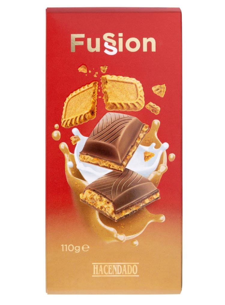 Chocolate con leche Fussion Hacendado