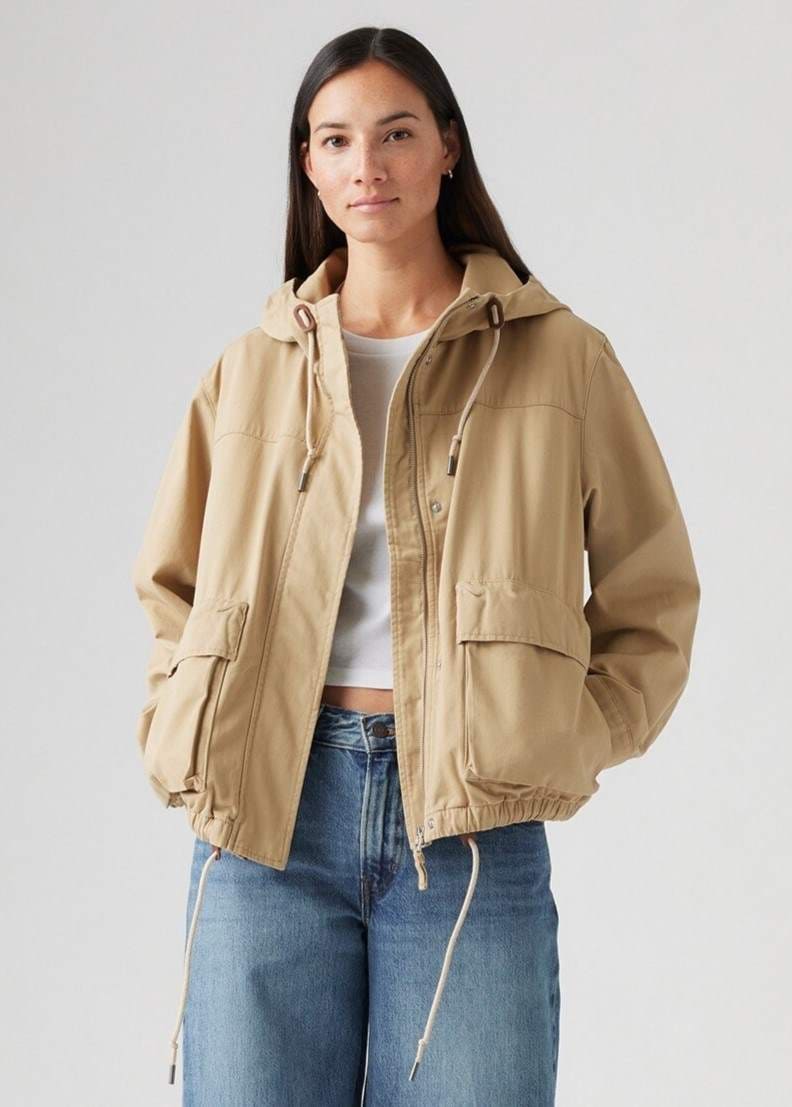 Levi's Chaqueta de mujer con capucha ajustable