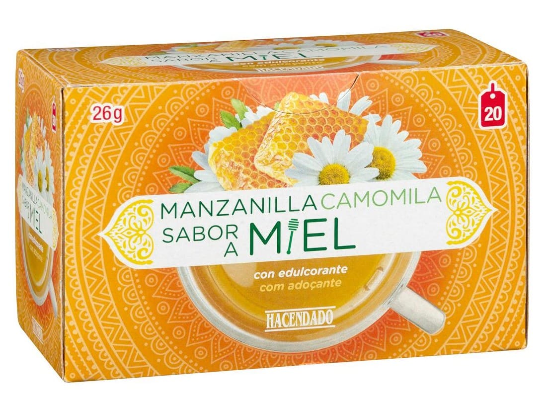 Infusión de manzanilla sabor a miel