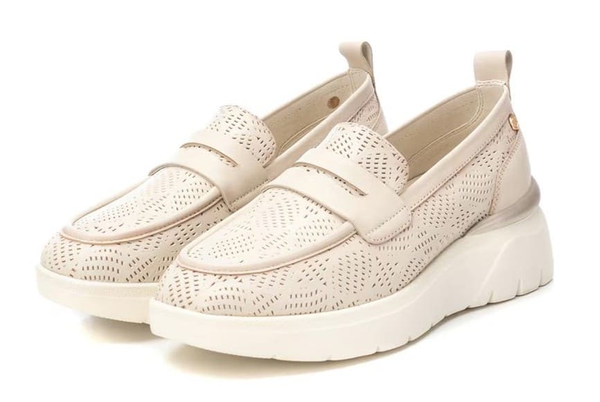 Mocasines de piel con suela de goma Carmela