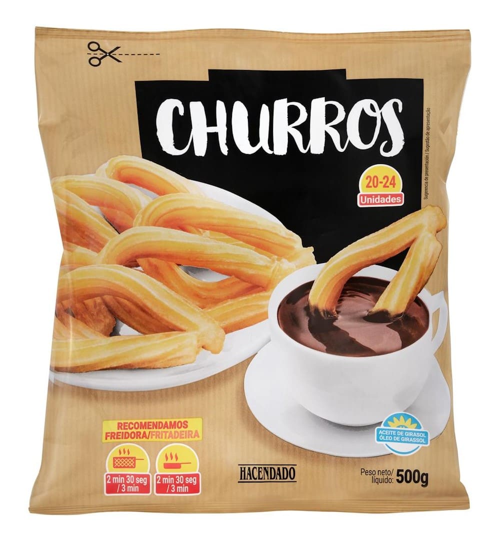 Churros Hacendado ultracongelados