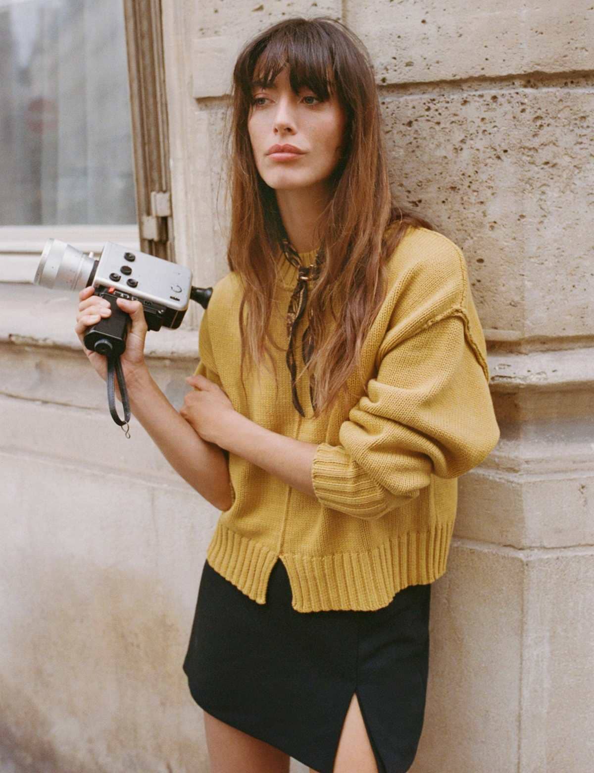 Jersey punto costuras marcadas de Zara