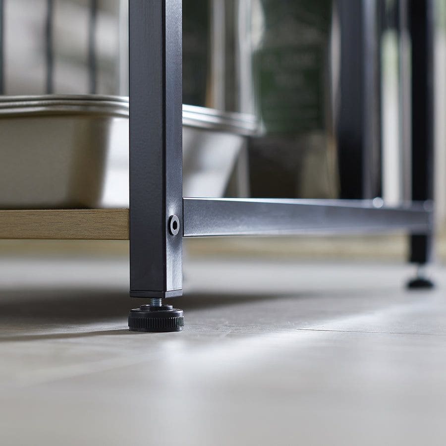 La mesa alta de bar o comedor mesa de bistró con 3 estantes de Carrefour