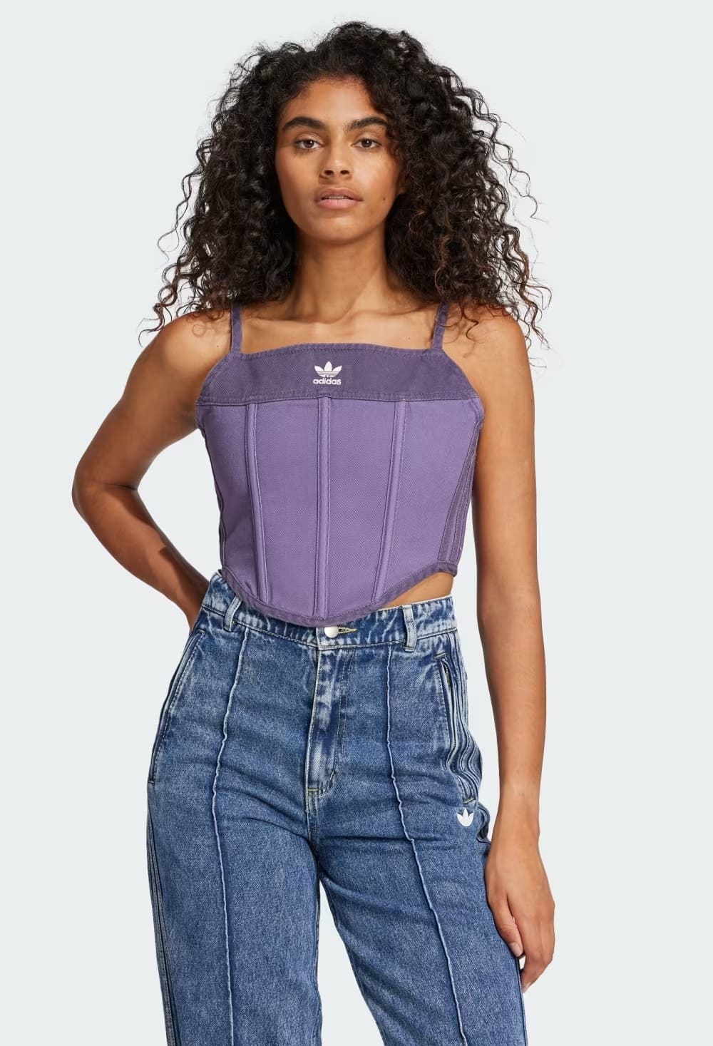 El corsé Kseniaschnaider denim de Adidas
