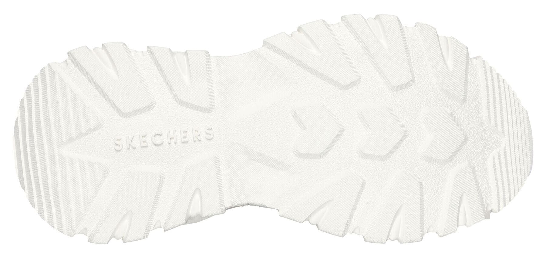 Las zapatillas con suela traslúcida Uno Chaos blancas de Skechers