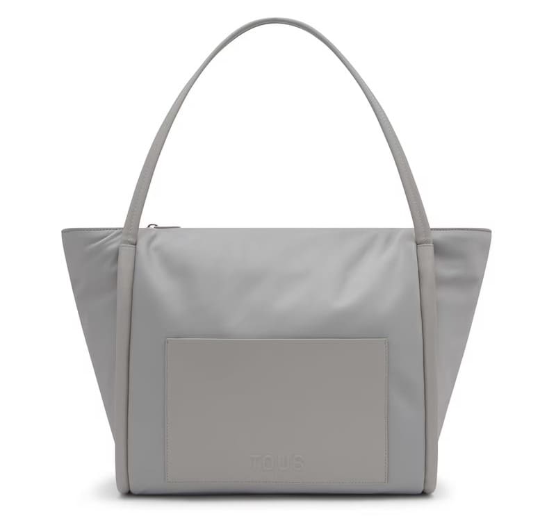 El nuevo bolso de hombro Miranda Soft New grande gris de Tous en El Corte Inglés
