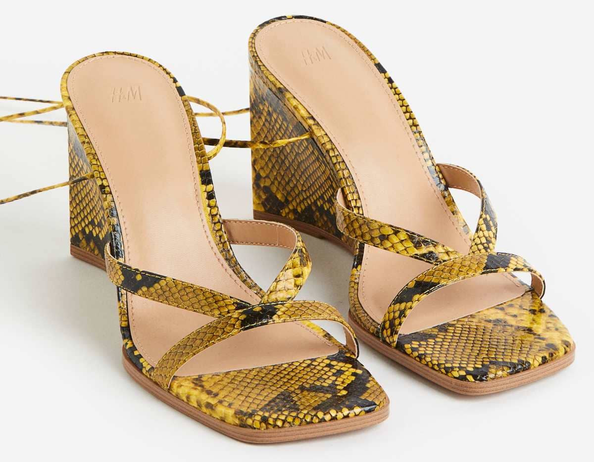Sandalias de cuña de H&M