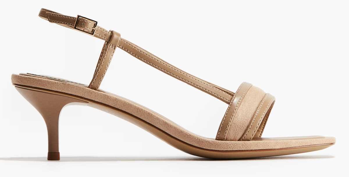 Sandalias de tacón bajo de H&M