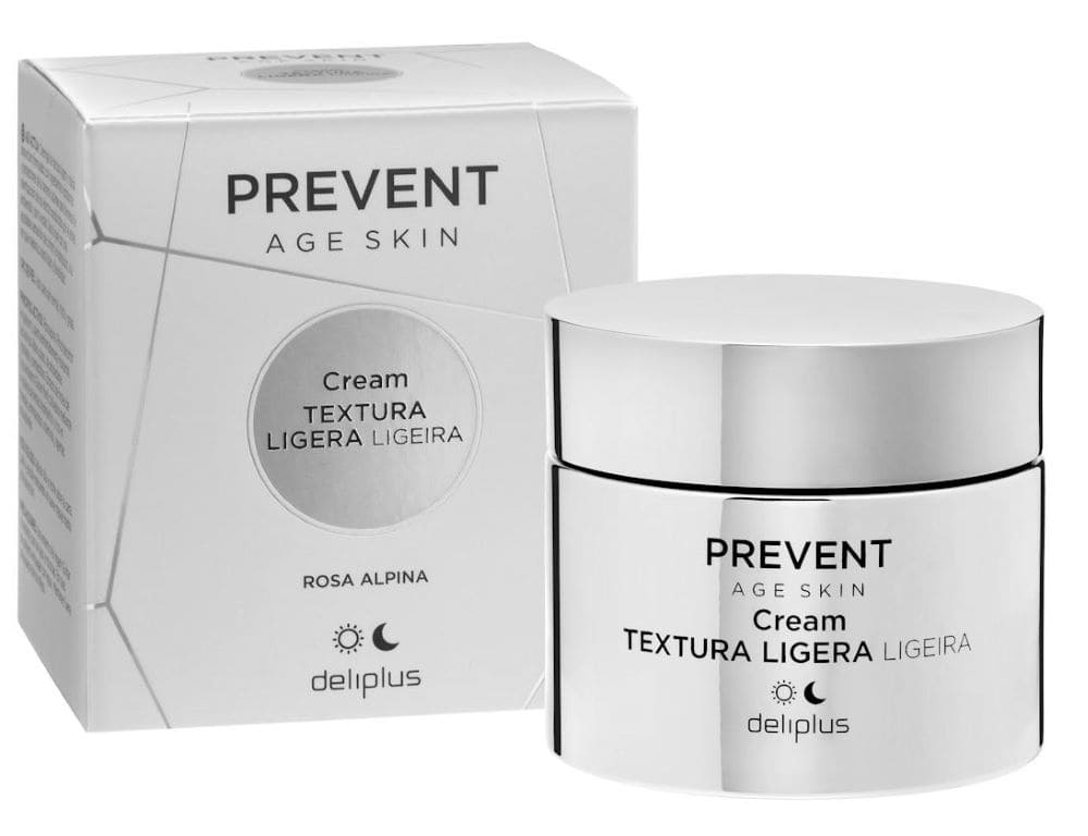 Crema facial textura ligera Prevent Age Skin Deliplus