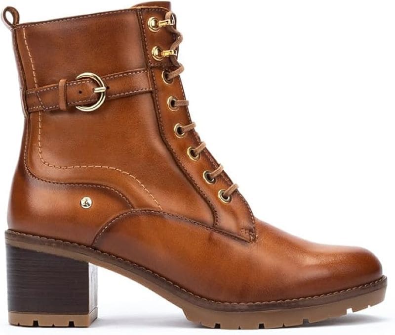 Botines de tacón en cuero LLANES