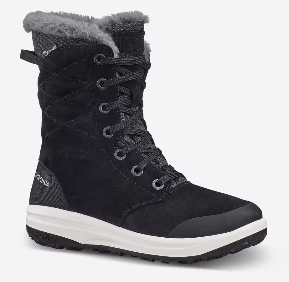 Botas de nieve y apreski impermeables con cordones QUECHUA SH900