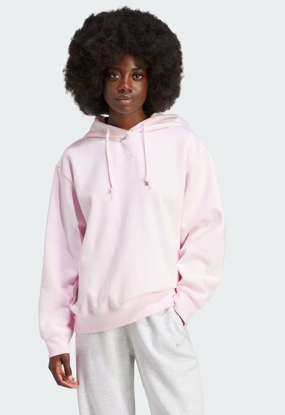 La sudadera con capucha Adicolor Essentials Boyfriend rosa de Adidas
