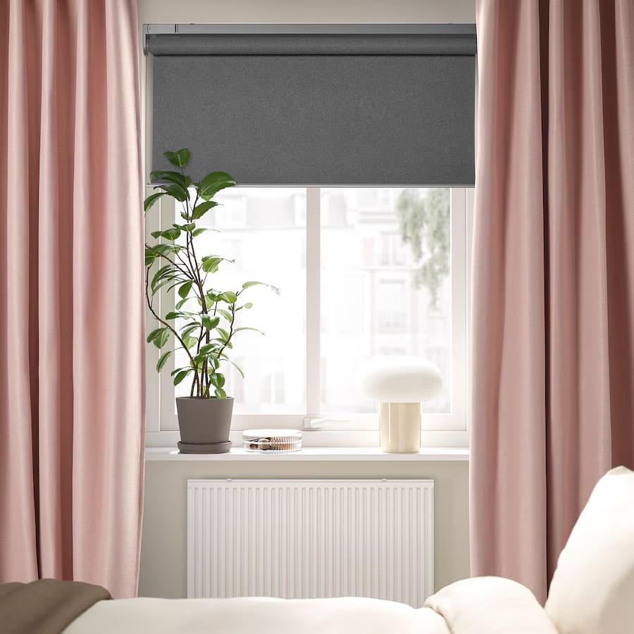 Las nuevas cortinas semiopacas rosas VILBORG de Ikea