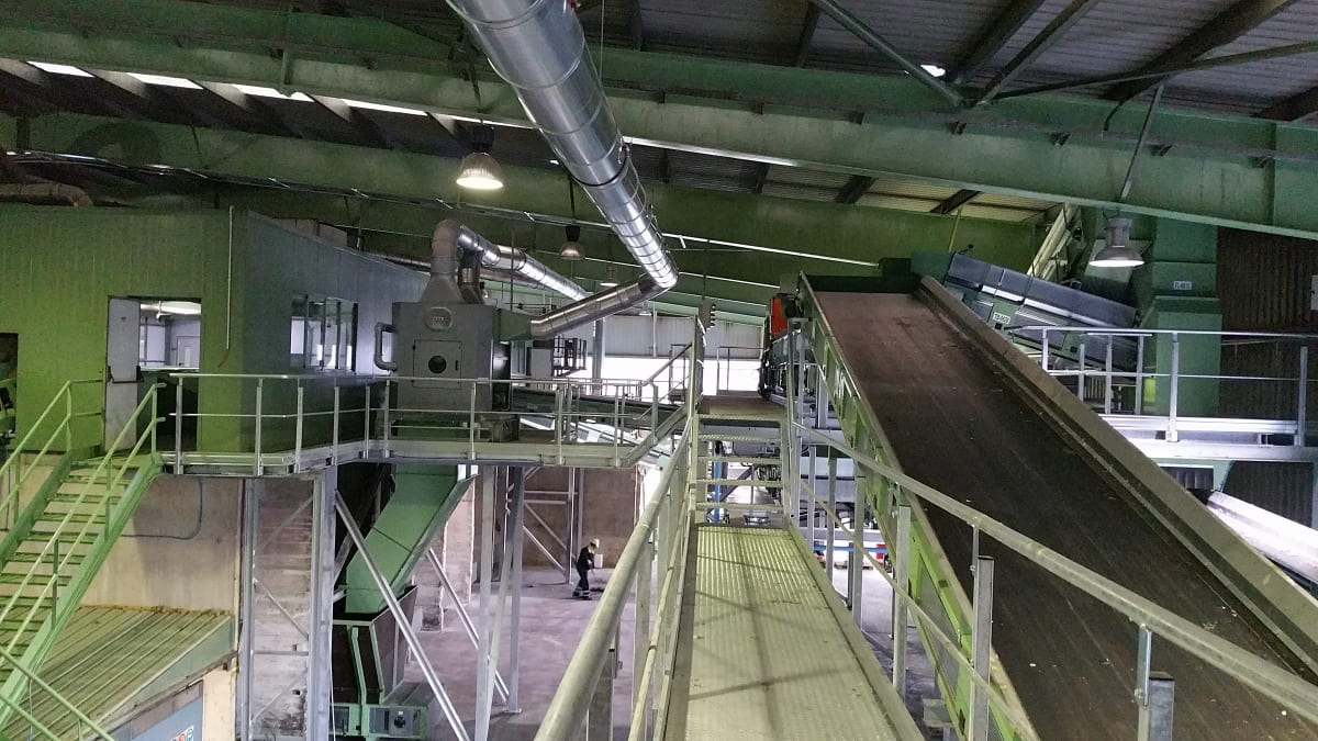 Planta de tratamiento de residuos sólidos