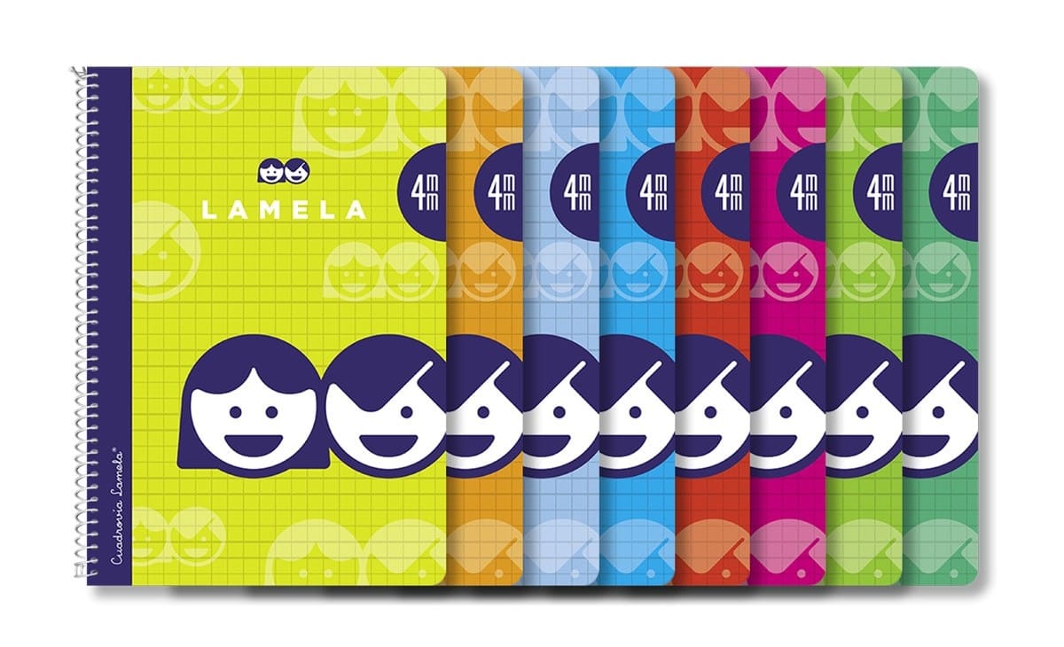 Cuadernos de colores surtidos Lamela