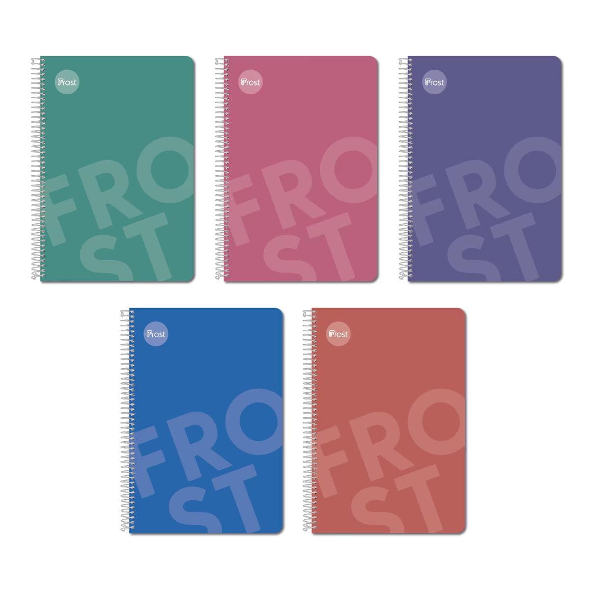 Cuadernos espirales surtidos Frost