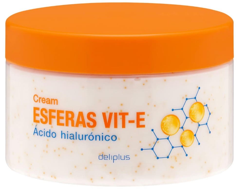 Crema corporal hidratante Esferas VIT-E Deliplus