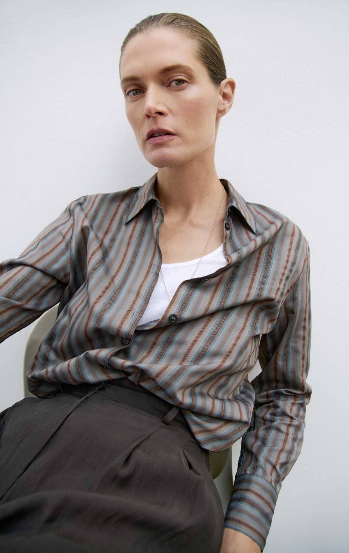 Camisa rayas zw collection de Zara